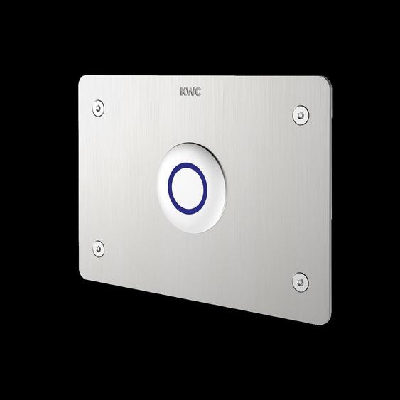 KWC, système depour toilettes, modèle F5, électrique, en acier inoxydable, pour mécanisme de chasse deau, avec vis spéciales, 24 VDC