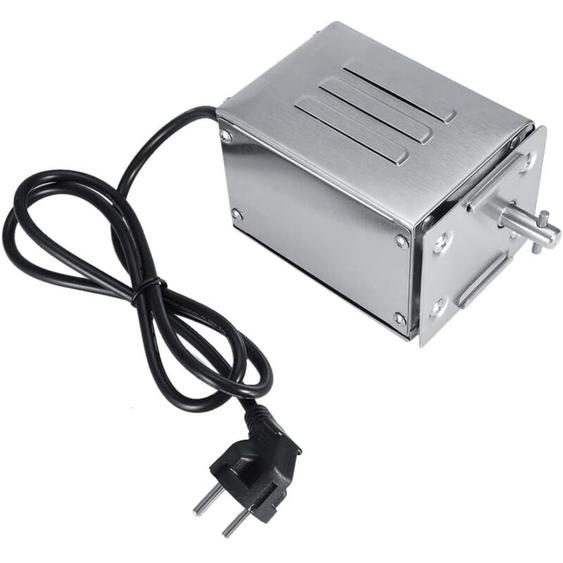 KZQ - Moteur Tourne Broche de Barbecue Moteur Eléctrique en Acier Inoxydable Kit Rôtissoire Barbecue Charge Nominale 50-70kgFEU Plug 220V: