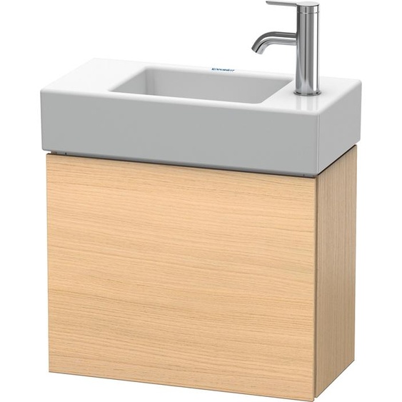 L-Cube Duravit vasque LC6246R7171 48x24x40cm, suspendu, porte à droite, chêne méditerranéen