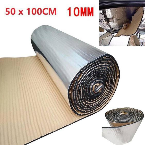 L&h-cfcahl - 50cmx100cmx10mm matelas disolation acoustique et damortissement des vibrations pour voitures matelas disolation thermique ignifuge