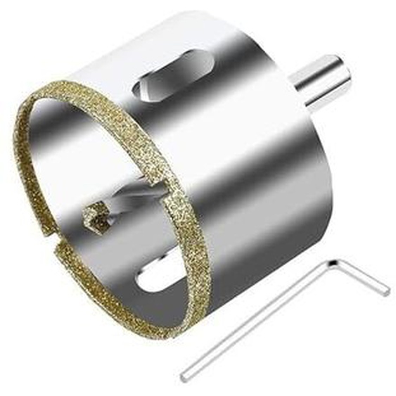 L&h-cfcahl - Scie Cloche Diamant 100 mm avec Foret Guidage de Centrage,Foret trépan Diamant pour verre, carrelage, céramique, marbre, granit, scie