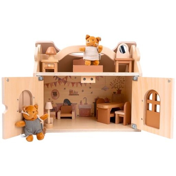 La Maison De Poupées Aux Écureuils Beige