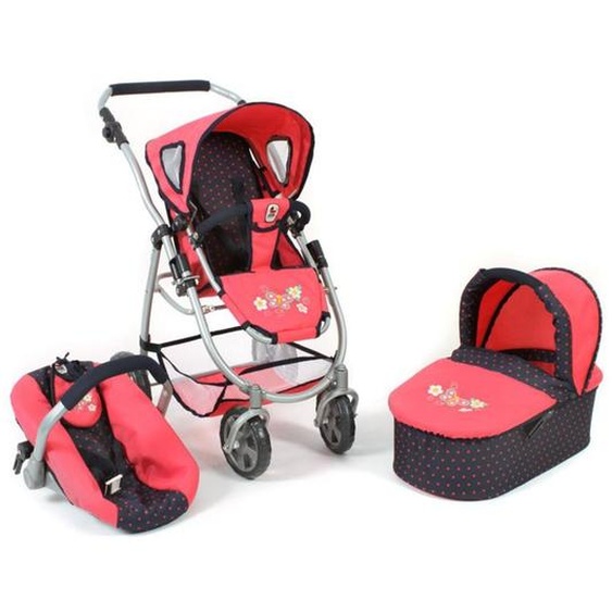 La Poussette Combinée 3 En 1 Emotion all In Pour Poupons Rose