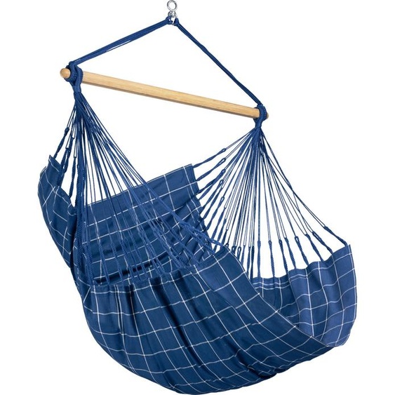 La Siesta Domingo Comfort Marine Chaise suspendue bleu résistant aux intempéries Chaise suspendue