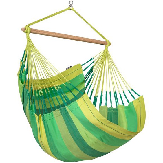 La Siesta Fauteuil suspendu HABANA Comfort jungle vert Lounger en cotonHamac Chaise hamac