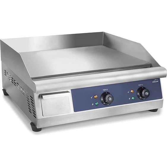 Lacor 69179 69179-Placa Grill Professional, 6 kW, 61 x 40 cm, Acier inoxydable