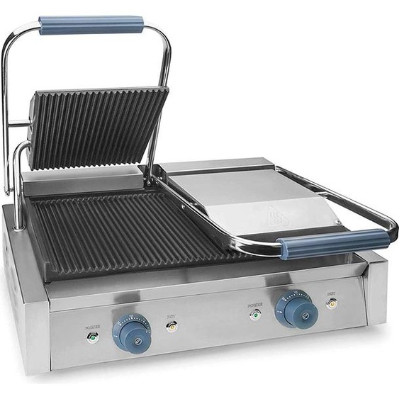 Lacor - Grill pliable avec double zone de cuisson