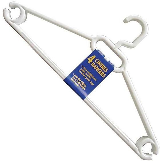 LAGUELLE - Cintre adulte plastique X4 43Cm eco