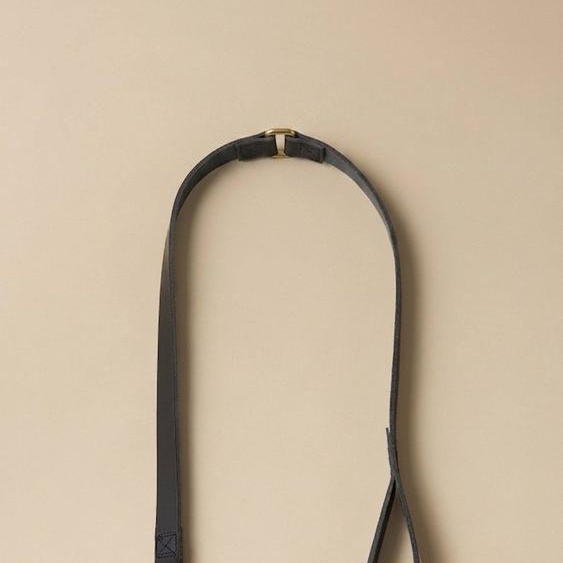 Laisse Pour Chien En Cuir - Collection Fine Truffe Marine