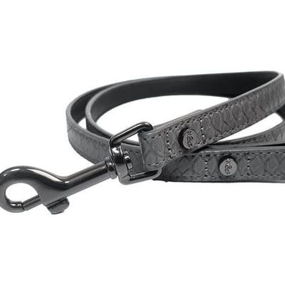 Laisse SAFIRA gris anthracite 100 cm