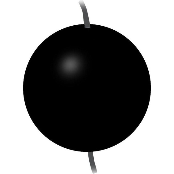 Lalizas Tagessignalball 60 Cm Noir Noir One Size