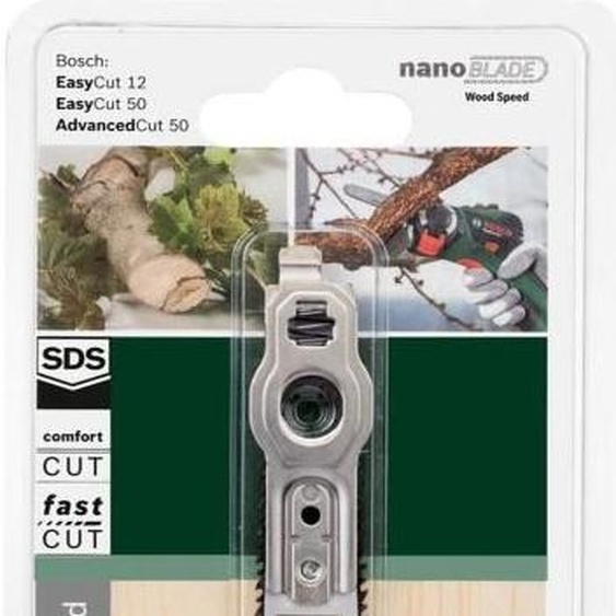 Lame NanoBlade Bosch, Wood Speed 65, Technologie NanoBlade, Zéro Entretien, Sciage Précis Bois et Plastique