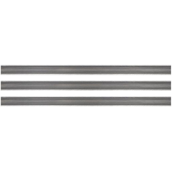 Lame de rabot Tersa | 10x2,3mm | HSS M42 | convient bien pour le bois dur et le bois tendre | Lame de rabot système convenant aux systèmes de serrage Tersa, quantité:3 pièces, longueur:710 mm