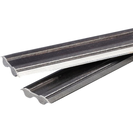 Lame de rabot Tersa | HSS 18% T1 | très bien adaptée au bois dur et au bois tendre | lame de rabot système adaptée aux systèmes de serrage Tersa, quantité:2 pièces, longueur:1050 mm