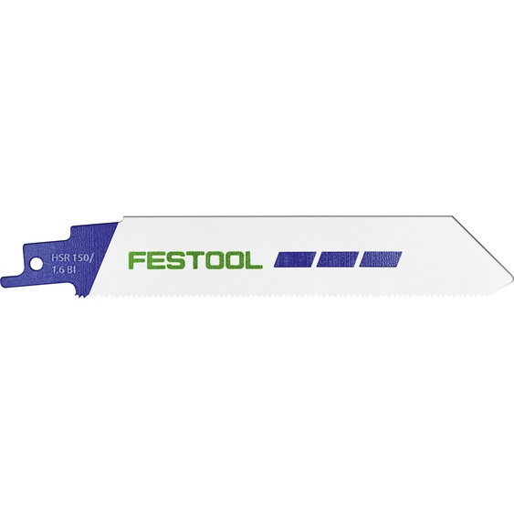 Lame de scie alternative Festool METAL STEEL/STAINLESS STEEL HSR 150/1.6 BI/5