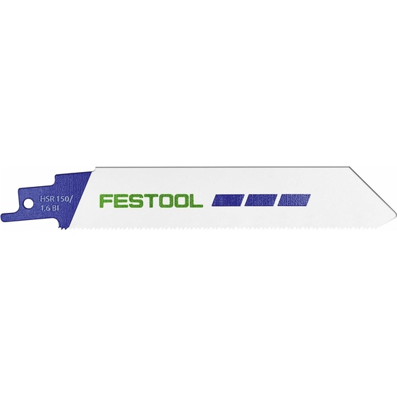 Lame de scie alternative Festool METAL STEEL/STAINLESS STEEL HSR 150/1.6 BI/5