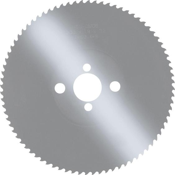 Lame circulaire métallique, denture de type C, largeur 250 mm, épaisseur 2,5 mm, acier rapide (HSS), alésage 32 mm, n° 128