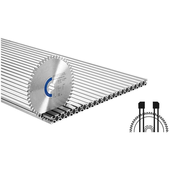 Lame de scie circulaire ALUMINIUM/PLASTICS HW 160 x 1,8 x 20 mm F/FA52 FESTOOL 205555