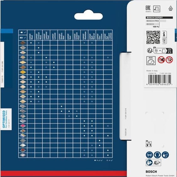 Lame de scie circulaire Bosch EXPERT en acier inoxydable, 160 x 20 mm, Z40