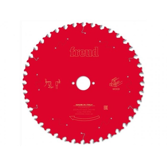 Lame de scie circulaire pour bois 40 dents D250 mm FREUD F03FS09775