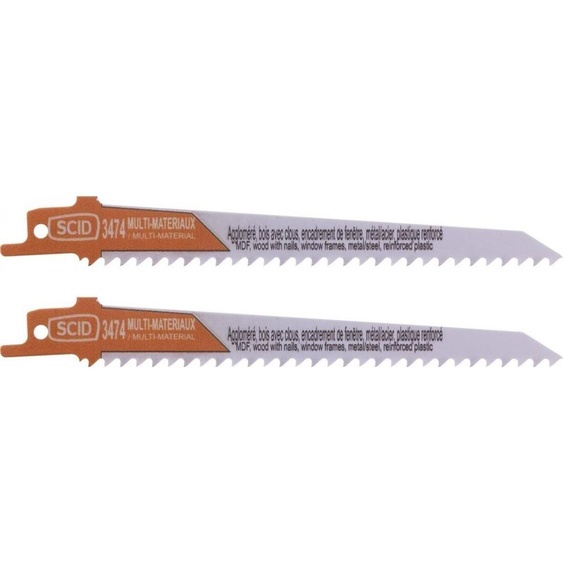 Lame de scie sabre classique pour bois et métal 150 4,2 mm