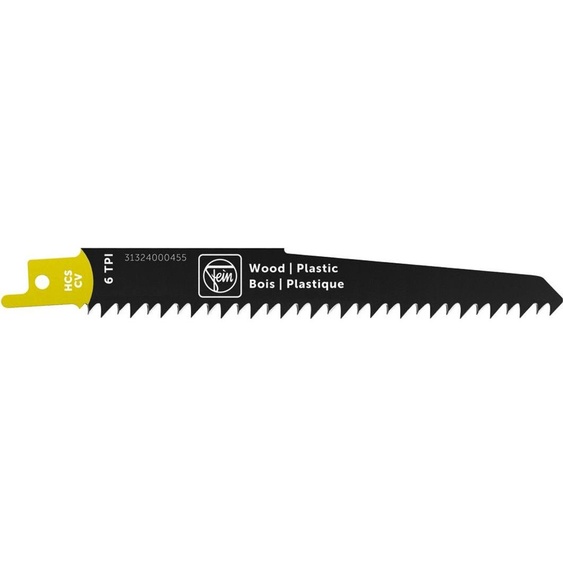 Lame de scie sabre FEIN HCS 130 T6 WP | 31324000455