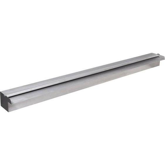 Lame deau rectangulaire à LED 90 cm en acier inoxydable pour piscine
