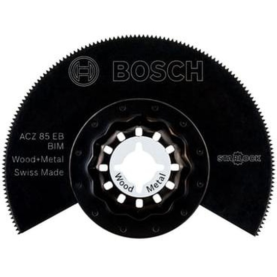 Lame segment BIM ACZ 85 EB pour bois et métal, Ø 80 mm