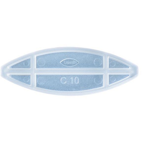 Lamelle transparente C10 en carton à 300 pièces - LAMELLO - 145012
