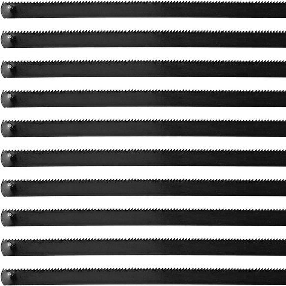 Lames de scie à métaux haut de gamme NEO TOOLS (lot de 15) - longueur 150 mm, fabriquées en acier à outils durable pour des coupes précises et puissantes dans le métal