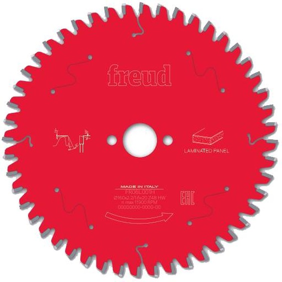 Lames de scie circulaire laminée pour scie plongeante sans-fil D160 mm TP FREUD F03FS09799