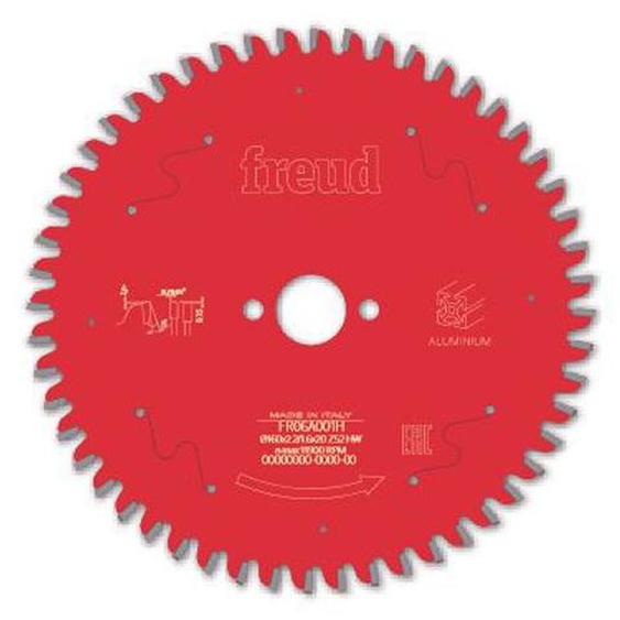 Lames de scie circulaire pour aluminium D165 mm FREUD F03FS09809