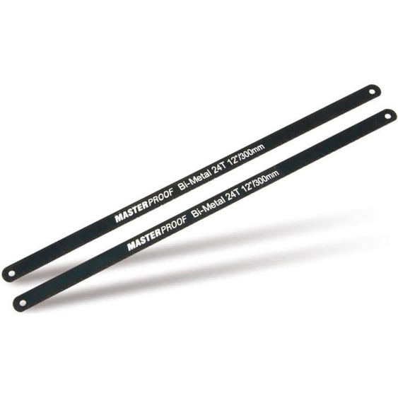 Lames de scie de rechange MASTERPROOF bi-métal 24T, 300 mm, 2 pièces