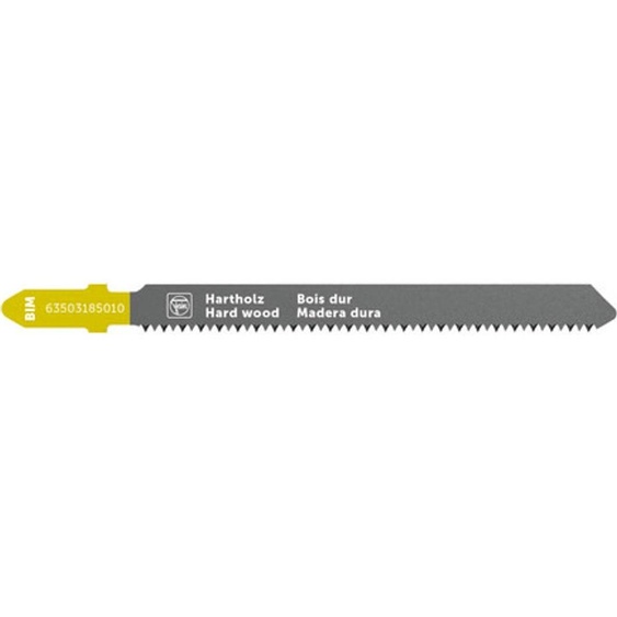Lame de scie sauteuse fine pour bois dur, BIM 75 T1.5 HW SC, lot de 5 | 63503185010
