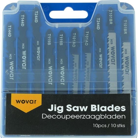 Lames de scie sauteuse pour le bois - jeu de 10 pièces