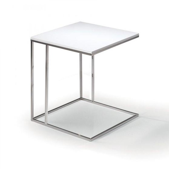 LAMINA bout de canapé blanc mat