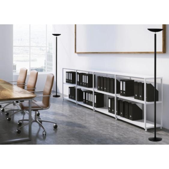 Lampadaire à LED FIRST, gris métallisé