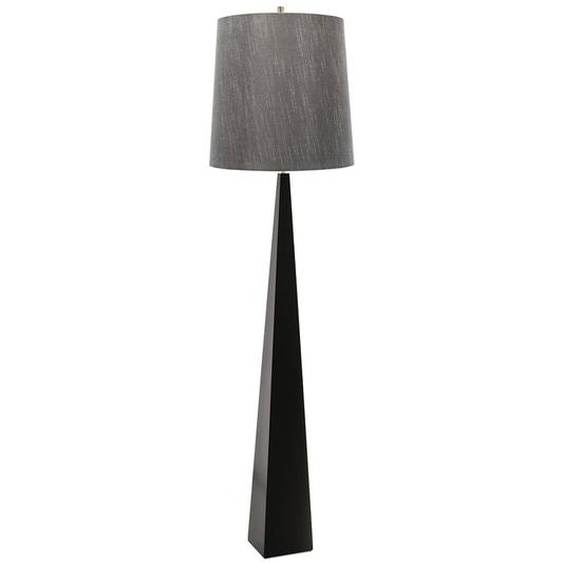 Lampadaire, acier, noir, H 181 cm