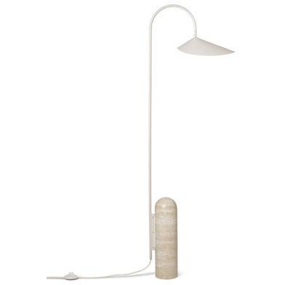Lampadaire Arum métal pierre blanc beige / Orientable - Ferm Living