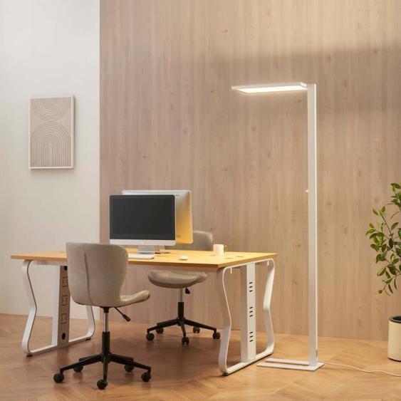 Lampadaire blanc LED dimmable éclairage de bureau - Ephan