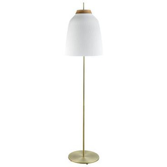 Lampadaire Campa verre blanc or / H 145,5 cm - Bolia