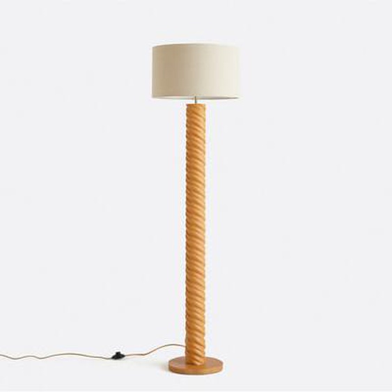 Lampadaire chêne et lin, Dehen
