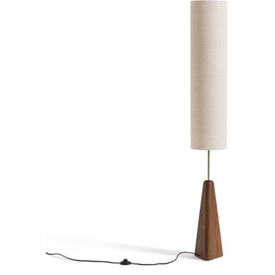 Lampadaire chêne massif teinté noyer, Nestwood