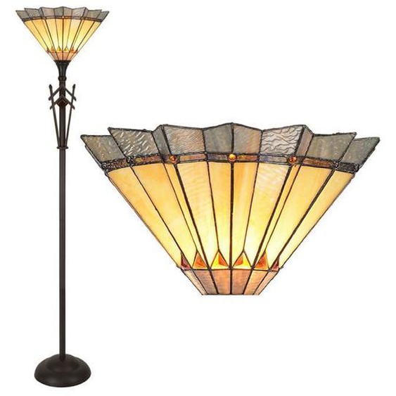 Lampadaire - CLAYRE & EEF - 5LL-5763 - Vintage - Jaune - Ø 45x182 cm