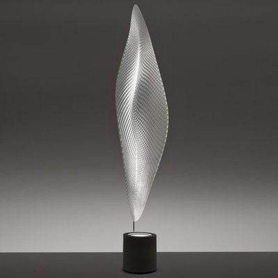 Lampadaire Cosmic leaf métal plastique gris transparent - Artemide