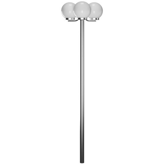 Lampadaire de jardin 3 lampes 220 cm