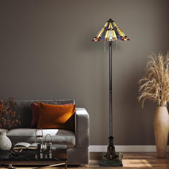 Lampadaire de style Tiffany hauteur 158cm