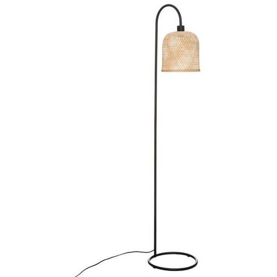 Lampadaire - Design - Alicante - 159cm - Beige & Noir - E27