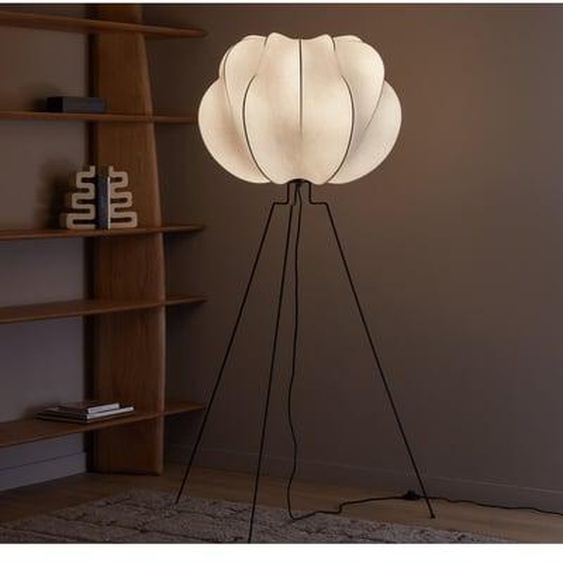 Lampadaire en métal fer et résine, Oï
