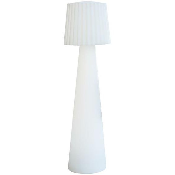 Lampadaire extérieur sans fil lady Blanc Polypropylène H110CM